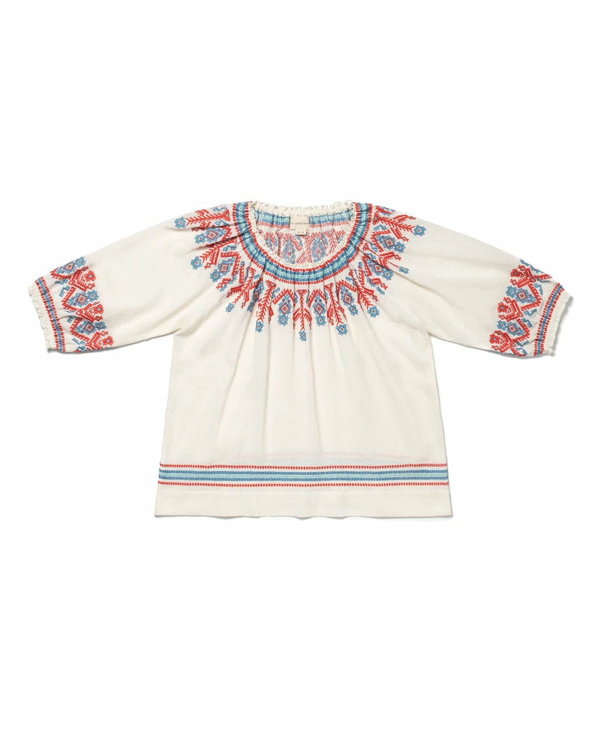 The Coast Brand Tokeneke Top - Burnt Red/Blue Gray/Light Blue 3 The Coast Brand Tokeneke Top - Burnt Red/Blue Gray/Light Blue