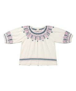 The Coast Brand Tokeneke Top - Mint/Light Violet/Navy WHAT'S HOT