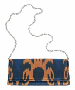 Larkin Lane Hayfields Silk Ikat Cassie Clutch