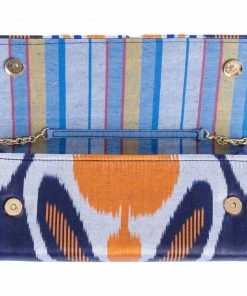 Larkin Lane Newton Silk Ikat Cassie Clutch