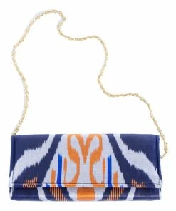 Larkin Lane Newton Silk Ikat Cassie Clutch