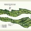 Vintage Golf Course Maps Winged Foot Map Father's Day