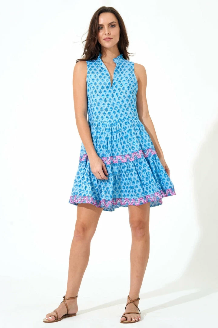 OLIPHANT Yoke Dress- Fern Blue 3 OLIPHANT Yoke Dress- Fern Blue