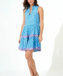 OLIPHANT Yoke Dress- Fern Blue 8 OLIPHANT Yoke Dress- Fern Blue