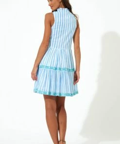 OLIPHANT Yoke Dress- Nassau Blue 5 OLIPHANT Yoke Dress- Nassau Blue