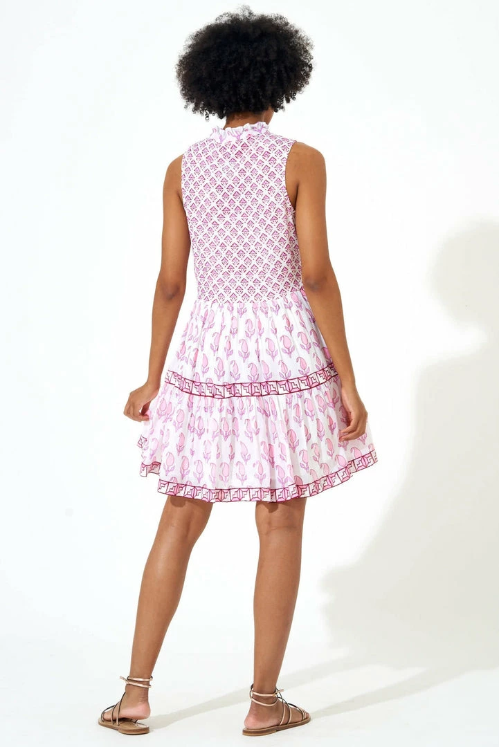 OLIPHANT Yoke Dress- Tulip Pink 4 OLIPHANT Yoke Dress- Tulip Pink