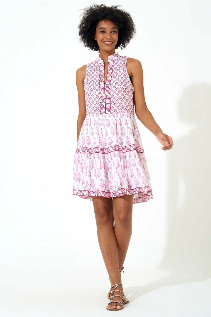 OLIPHANT Yoke Dress- Tulip Pink 6 OLIPHANT Yoke Dress- Tulip Pink