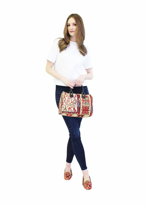 Artemis Design Co. WHAT'S HOT Kilim Handbag - Baby Duffle 5 Artemis Design Co. WHAT'S HOT Kilim Handbag - Baby Duffle