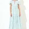 OLIPHANT V-Neck Maxi- Archer Green
