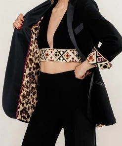 RosewaterHouse Kaveh Straight Leg Pant - Black CLOTHING