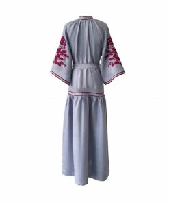 De Castro Berry Swan Dress