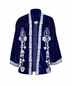 De Castro Kimono Jacket Royal Blue