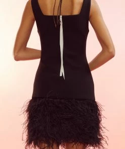 Cynthia Rowley WHAT'S HOT Bonded Feather Dress