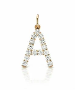 Briony Raymond Confetti Diamond Letter Pendant