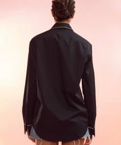 Cynthia Rowley Crystal Button Down Shirt WHAT'S HOT