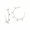 Couplet Les Perles Blue Sapphire Hoops