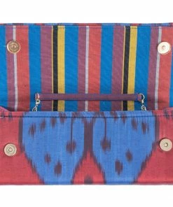 Larkin Lane WHAT'S HOT Rowan Silk Ikat Cassie Clutch