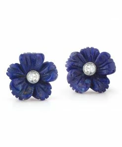 Couplet ACCESSORIES Flex Fleurs Rose Cut Diamond Earrings