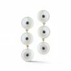 Couplet Les Perles Three Drop Earring Cool As IKat