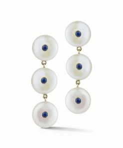 Couplet Les Perles Three Drop Earring Cool As IKat