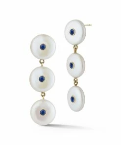 Couplet Les Perles Three Drop Earring Cool As IKat
