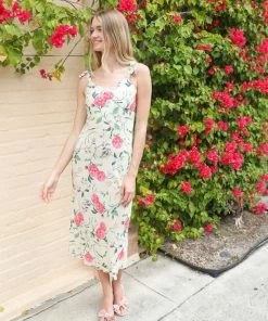 Banniere WHAT'S HOT Floral Silk Dress