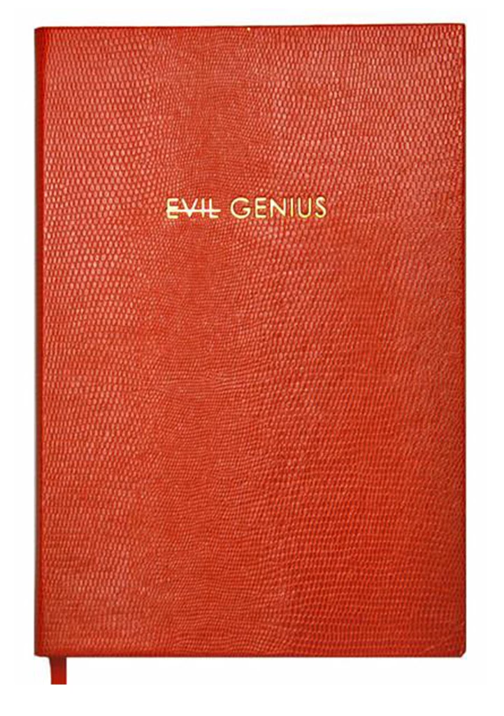 Sloane Stationery NOTEBOOK NO°50 - EVIL GENIUS 3 Sloane Stationery NOTEBOOK NO°50 - EVIL GENIUS
