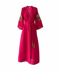 De Castro Bougainvillea Dress