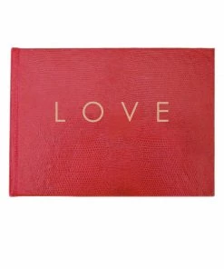 Sloane Stationery GUEST BOOK NO°89 - LOVE (CHERRY) Wedding Guest Shop
