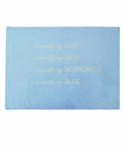 Sloane Stationery Stationery & Home GUEST BOOK NO°104 - SOMETHING OLD, NEW, BORROWED, BLUE