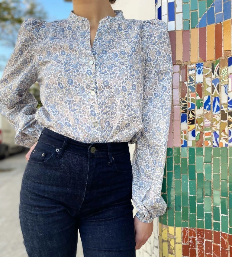 Nina Blanc Tops THE ABBY BLOUSE 7 Nina Blanc Tops THE ABBY BLOUSE