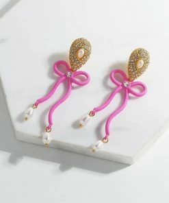 QuayL Bows Earrings - Pink