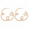 QuayL WHAT'S HOT Loop De Hoop Earrings - Melon 1 QuayL WHAT'S HOT Loop De Hoop Earrings - Melon