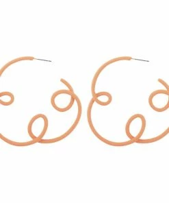 QuayL WHAT'S HOT Loop De Hoop Earrings - Melon