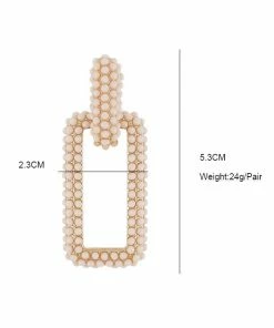 QuayL Chain Link Hoops - Nude ACCESSORIES