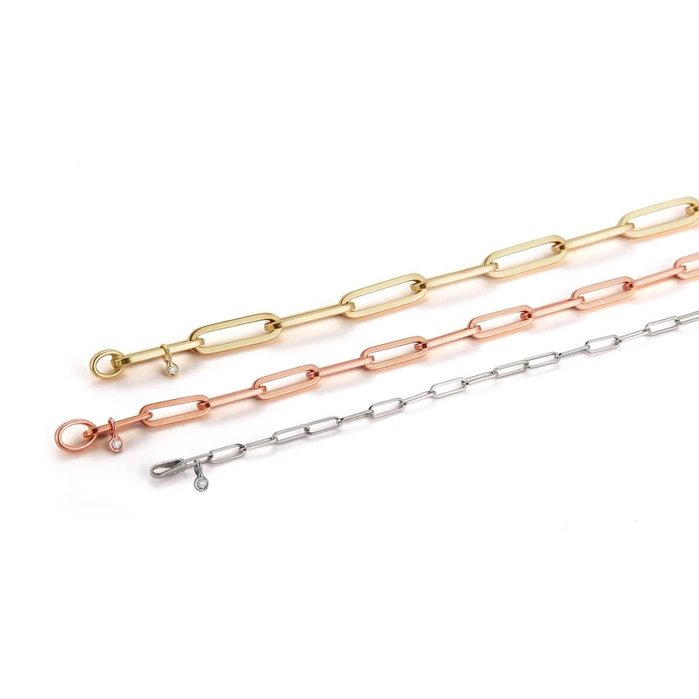 Couplet ACCESSORIES Les Classiques Medium Link Hollow Handmade Gold Chain 6 Couplet ACCESSORIES Les Classiques Medium Link Hollow Handmade Gold Chain