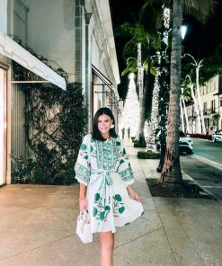 Sue Sartor Flounce™️ Shorty | Emerald Marigold CLOTHING