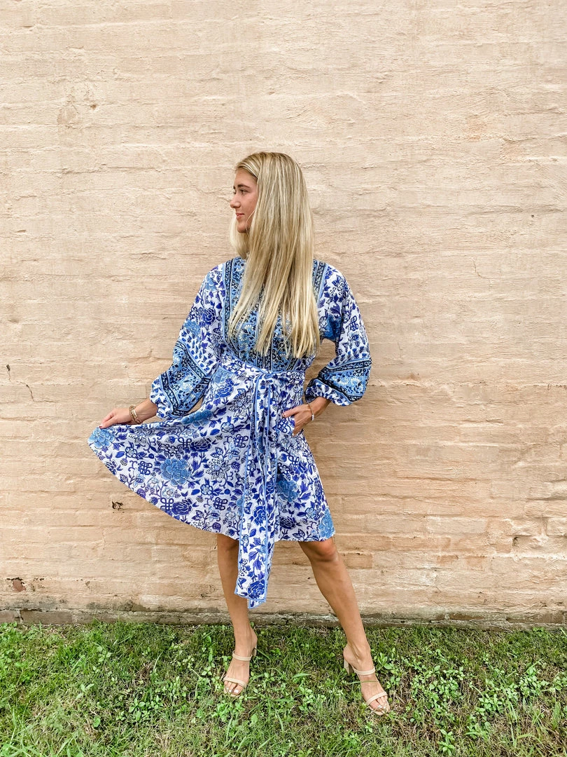 Sue Sartor Flounce™️ Shorty | Chinoiserie Blues 5 Sue Sartor Flounce™️ Shorty | Chinoiserie Blues