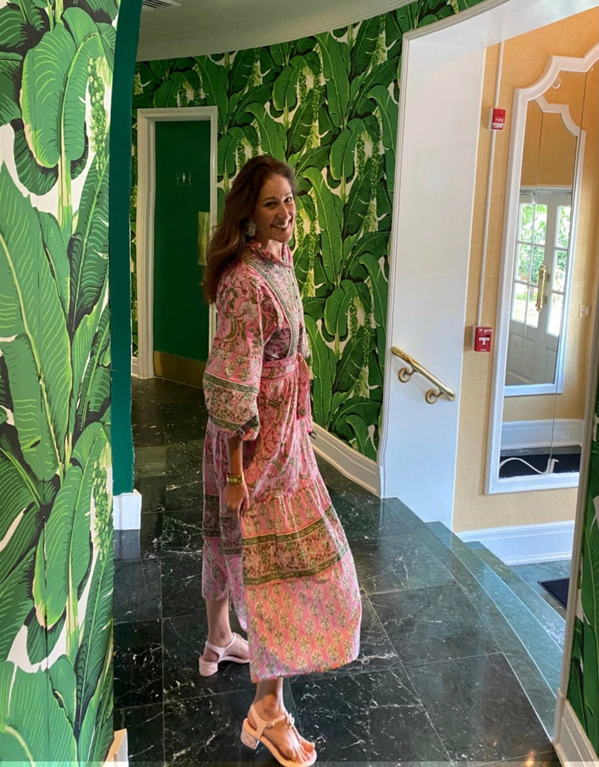 Sue Sartor Flounce™️ | Pink / Green Patio 6 Sue Sartor Flounce™️ | Pink / Green Patio