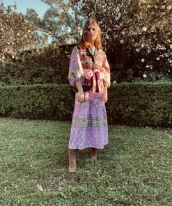 Sue Sartor Flounce™️ | Pink / Green Patio 36 Sue Sartor Flounce™️ | Pink / Green Patio