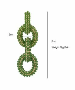 QuayL Round Chain Link Hoops - Pine