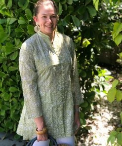 The Kemble Shop Green Meadows Floral Palm Beach Tunic WHAT'S HOT 9 The Kemble Shop Green Meadows Floral Palm Beach Tunic WHAT'S HOT