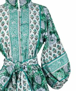 Sue Sartor Flounce™️| Green Garden Print