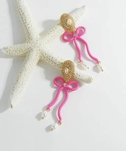 QuayL Bows Earrings - Pink