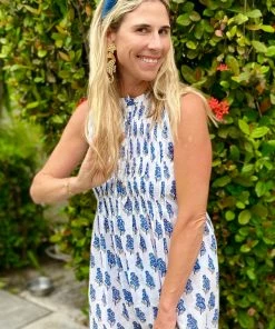 The Kemble Shop WHAT'S HOT Blue & White Flowered Phoebe Dress 7 The Kemble Shop WHAT'S HOT Blue & White Flowered Phoebe Dress