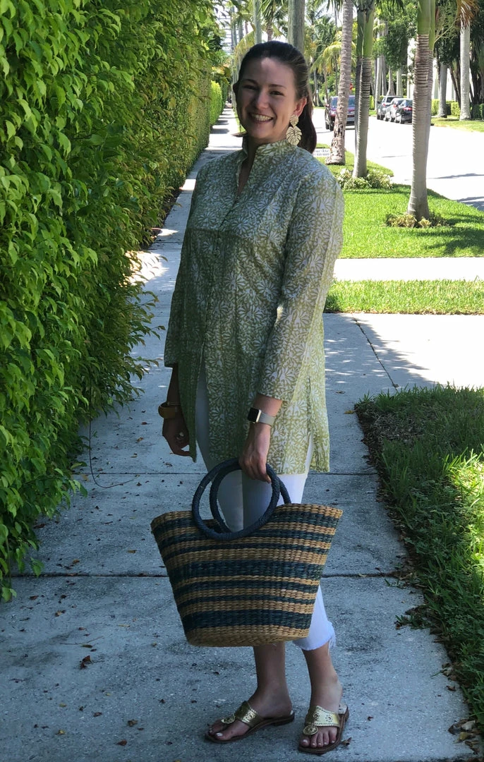 The Kemble Shop Green Meadows Floral Palm Beach Tunic WHAT'S HOT 5 The Kemble Shop Green Meadows Floral Palm Beach Tunic WHAT'S HOT