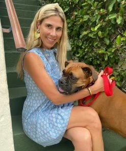 The Kemble Shop Deep Periwinkle Phoebe Dress 7 The Kemble Shop Deep Periwinkle Phoebe Dress