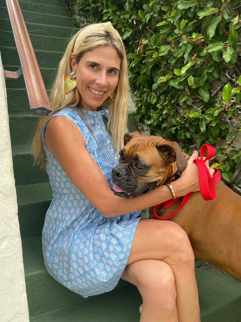 The Kemble Shop Deep Periwinkle Phoebe Dress 5 The Kemble Shop Deep Periwinkle Phoebe Dress