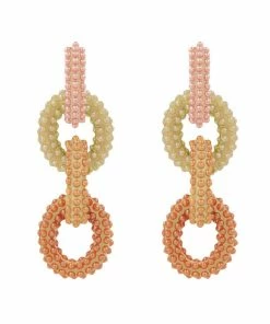 QuayL Round Chain Link Hoops - Sherbert