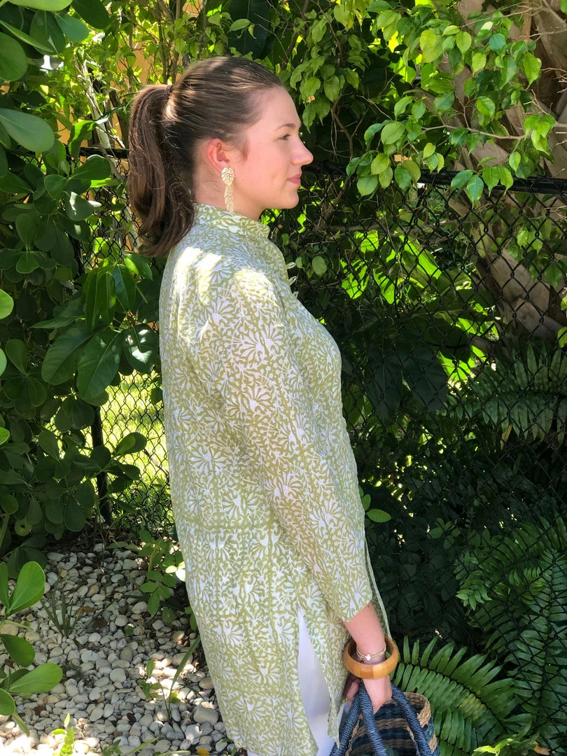 The Kemble Shop Green Meadows Floral Palm Beach Tunic WHAT'S HOT 4 The Kemble Shop Green Meadows Floral Palm Beach Tunic WHAT'S HOT